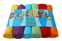 Muslin Squares Brights Six Pack