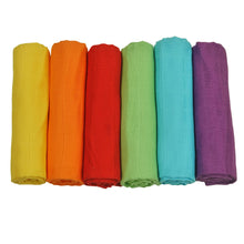 Muslin Squares Brights Six Pack