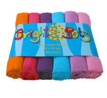 Muslin Squares Brights Six Pack