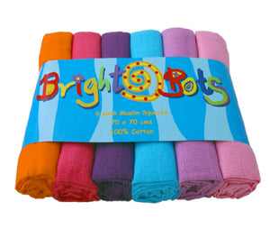 Bright Wonder Bib & Muslin Six Pack Bundle