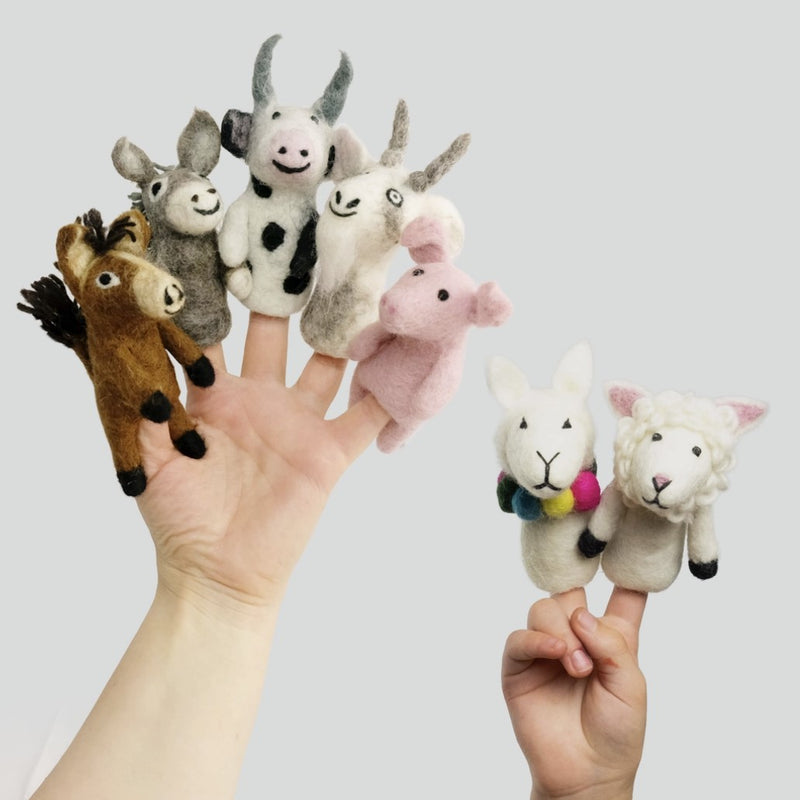 Felt finger puppets for hot sale sale