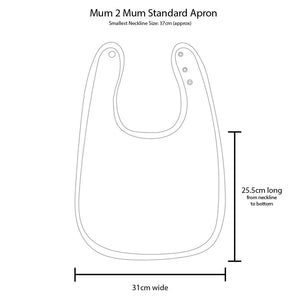 2 PACK - Mum 2 Mum PLUS Clothing Protector - Cerise / Purple
