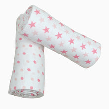 Muslin Swaddles Two Pack - Spot/Star Print